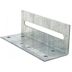 Уголок скользящий 60*60*220*2.0 мм, перфорированный, оцинкованный KUC