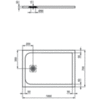 Душевой поддон 100х70 см Ideal Standard Ultraflat S K8218FT