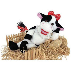 Поющая игрушка"Буренка Очи Черные"