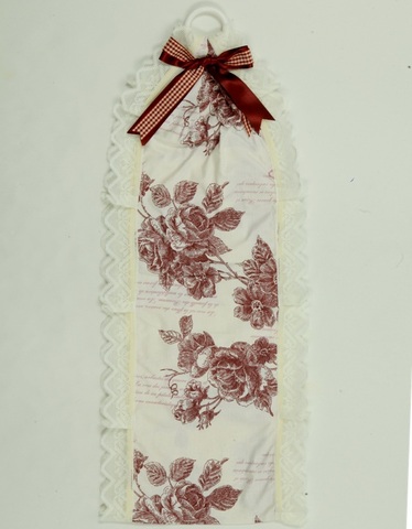 Держатель туалетной бумаги Old Florence Амели бордовый