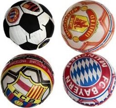 Мяч резиновый футбольные клубы 21 см