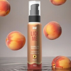 Гель со вкусом персика LICK ME с согревающим эффектом от INTT 50 мл