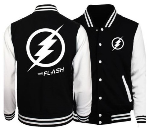Куртка бейсбольная Флэш — Baseball Jacket The Flash