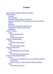 The comparative typology of Spanish and English. Texts, story and anecdotes for reading, translating and retelling in Spanish and English, adapted by © Linguistic Rescue method (level A1—A2)