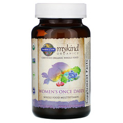 Garden of Life, KIND Organics, Women's Once Daily, 60 веганских таблеток