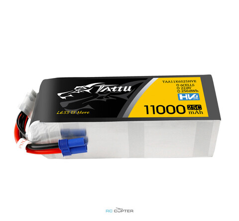 АКБ Gens Ace TATTU 11000mAh 22.8V HV 25C 6S1P Lipo Battery Pack High Voltage