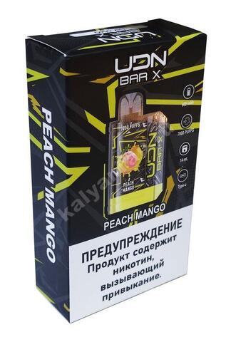 UDN Bar X Version 2 - Персик Манго 7000 затяжек