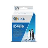 Совместимый струйный картридж G&G NC-PGI5BK для Canon Pixma MP470, MP500, MP520, MP530, MP600, MP800, MP810, MP830, MP979, iP3500, iP4200, iP4300, iP5200, iP5300, iP6700D, MX700, MX850, iX4000, iX5000, Pro 9000, 9000Mark II, 23.6 мл, черный
