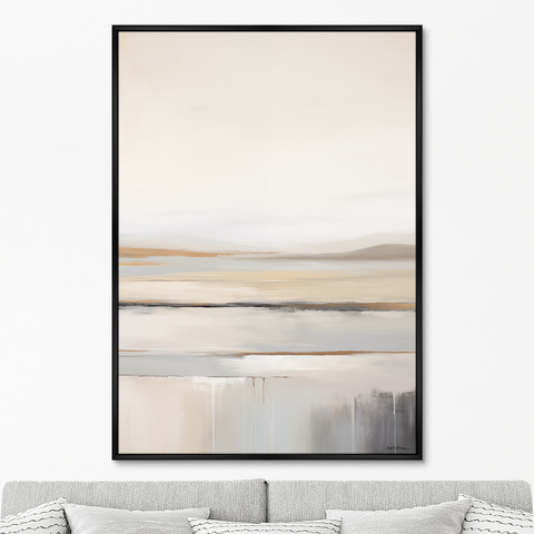 ArtNoMore - Репродукция картины на холсте Landscape collection, Salt lake, No 1, 2024г.