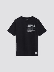 Футболка Alpha Industries Alpha Graphic Tee Black (Черная)