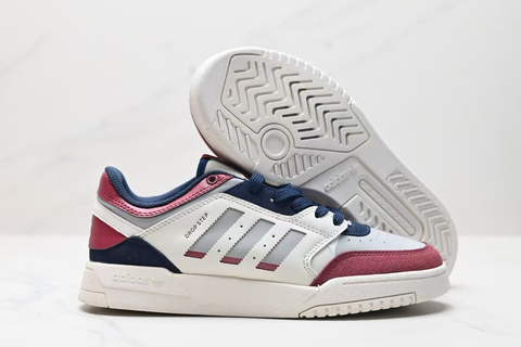 adidas Drop Step Low 'White/Burgundy' 