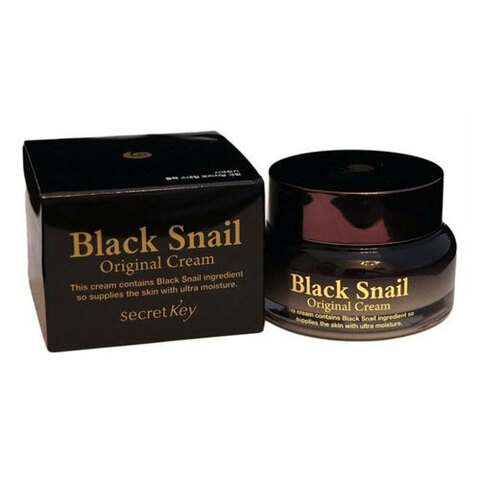 Secret Key Black Snail Original Cream - Крем для лица c муцином черной улитки
