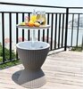 Стол пластиковый мини-бар Tagliamento Belle Cool Bar, тортора