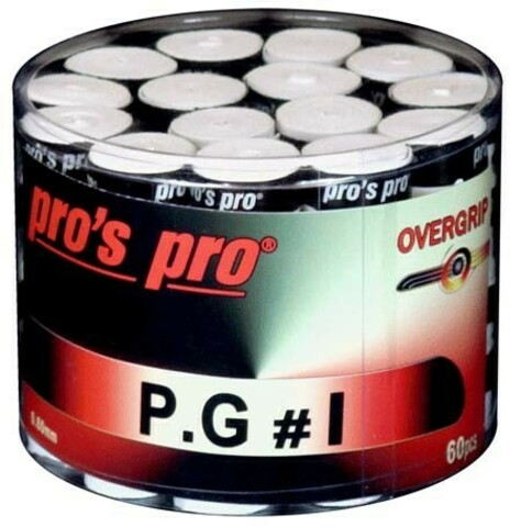 Намотки теннисные Pro's Pro P.G. 1 60P - white