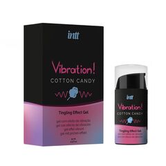 Жидкий вибратор INTT Vibration Cotton Candy, сахарная вата, 15 мл