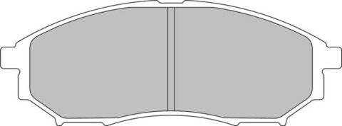FCP1690H Тормозные колодки дисковые спортивые DS2500