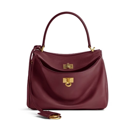 BALENCIAGA RODEO HANDBAG Бордовый