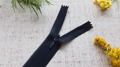 Молнии потайные, L 30 см, тёмно-синий