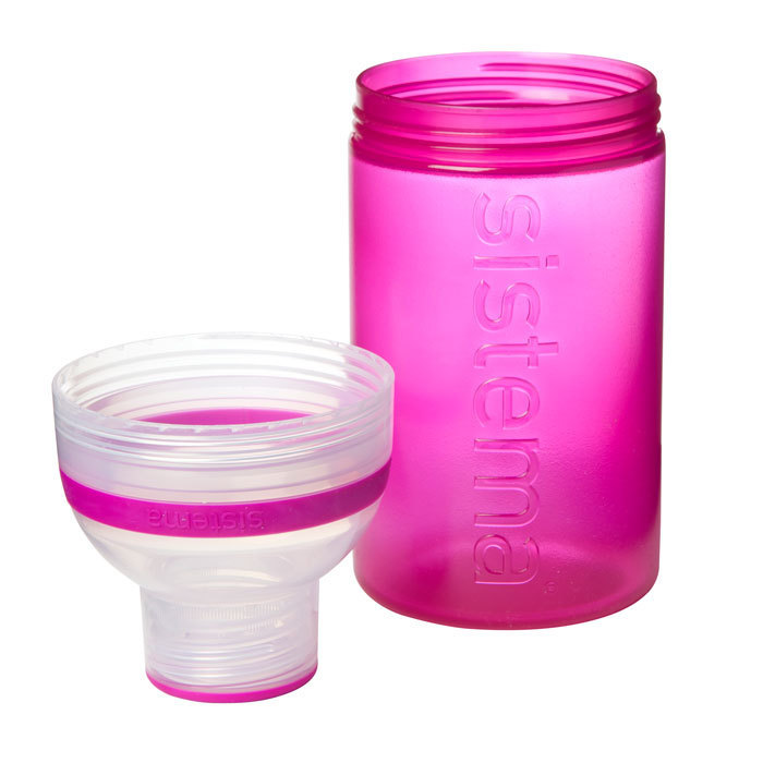 Бутылка для воды Sistema "Hydrate" 580  мл, цвет Розовый