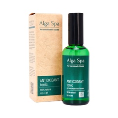 Антиоксидантный тоник для лица на основе живой суспензии микроводоросли Chlorella 100 мл (ALGA SPA)