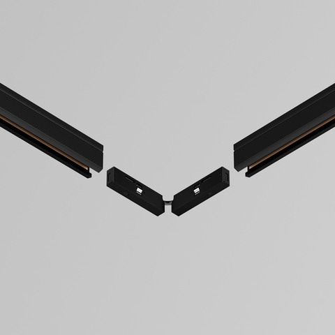 Комплектующие для систем освещения с токоведущими элементами Maytoni Accessories for tracks levity TRA184CPC-1B-3