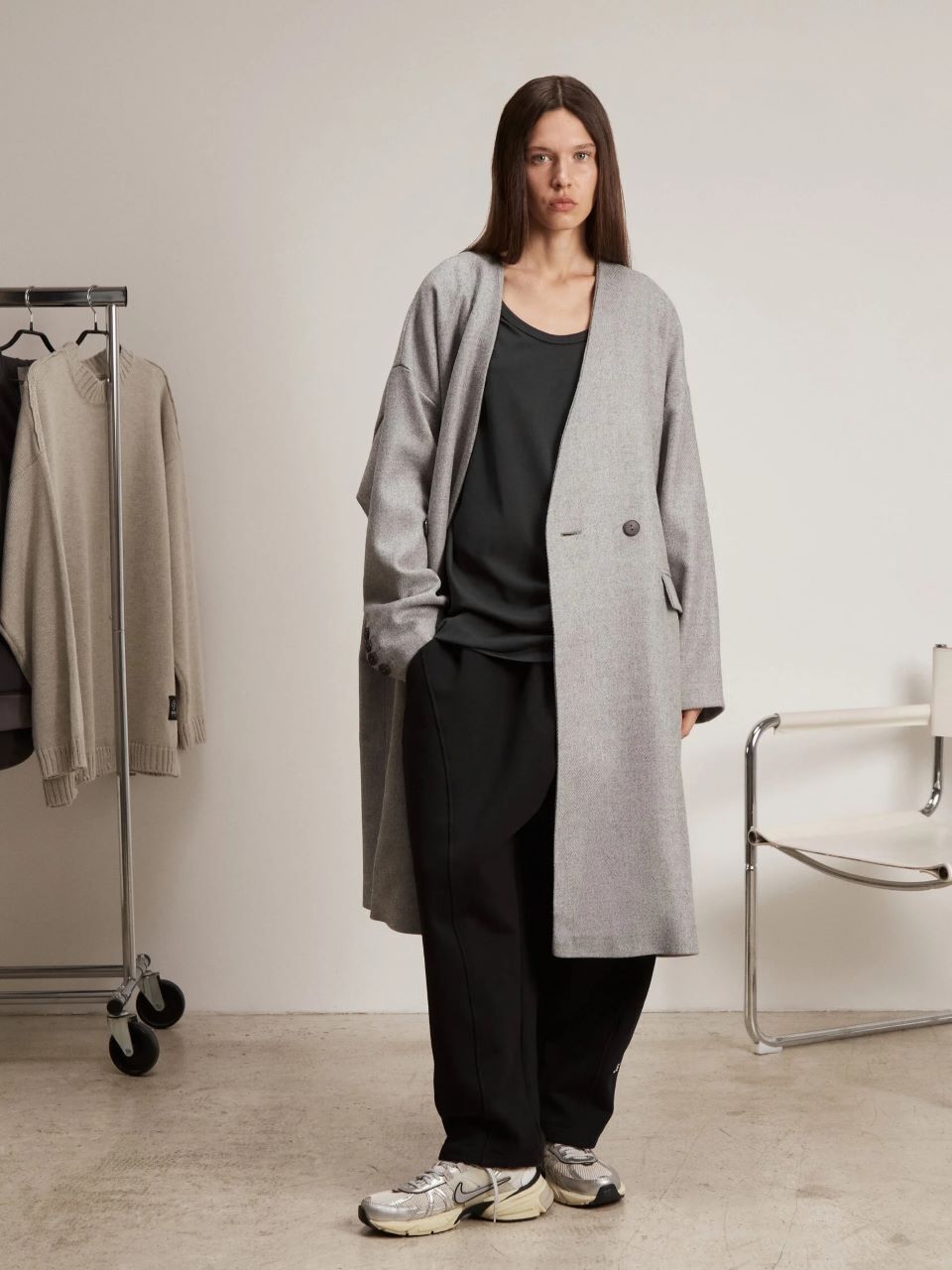 Пальто PANASIAN COAT 2 OVERSIZE/GREY