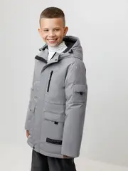 куртка  для мальчика  ВК 36105/2 ГР (128-158)