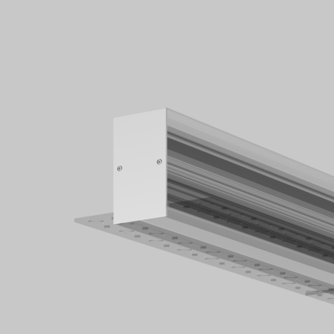 Комплект заглушек Maytoni (для профиля 65×42) 2 шт., ALM-6542-EC 642056