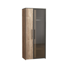 Трувор Шкаф 13.204 Дуб Гранж Песочный , Интра тонированное стекло