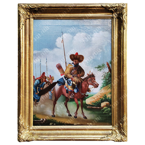 Орловский А. О. (?) Башкир на лошади. Холст, масло. 1810.