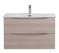 BelBagno MARINO-CER-N-800-2C-SO-RG-P MARINO-CER-N База под раковину подвесная с двумя выкатными ящиками, Rovere Grigio, 796x455x500, MARINO-CER-N-800-2C-SO-RG-P фото