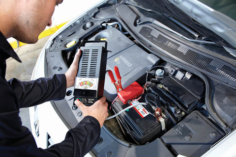 Тестер АКБ аналоговый с нагрузочной вилкой Ring Automotive RBA10 (6/12В)