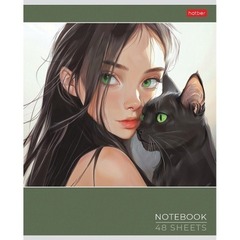 Тетрадь А5 48л клетка 