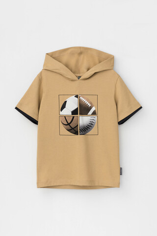 фуфайка  для мальчика  К 302305/светло-коричневый