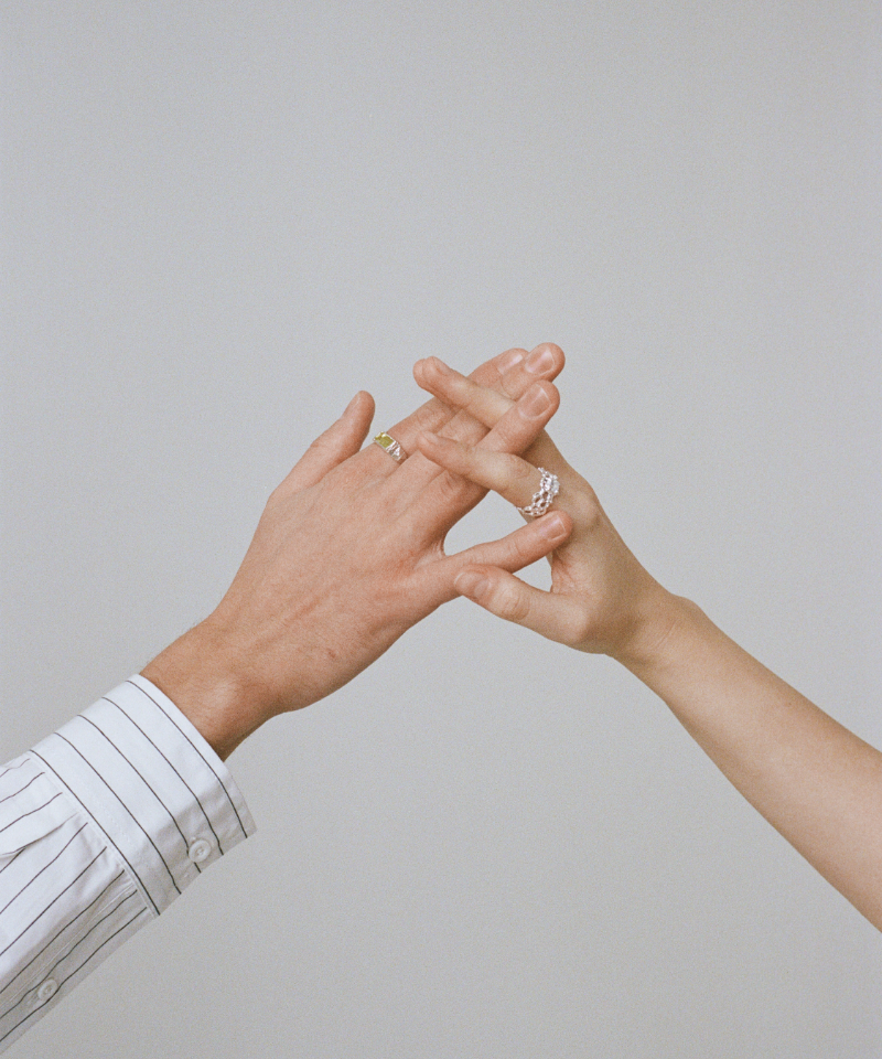 Кольцо TEXTURED PINK