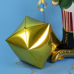 К Куб 3D, 20''/51 см, Золото, 1 шт.