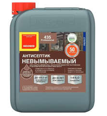 Антисептик Neomid 435 невымываемый декоративный защита до 3(5) лет концентрат 1:9 орех