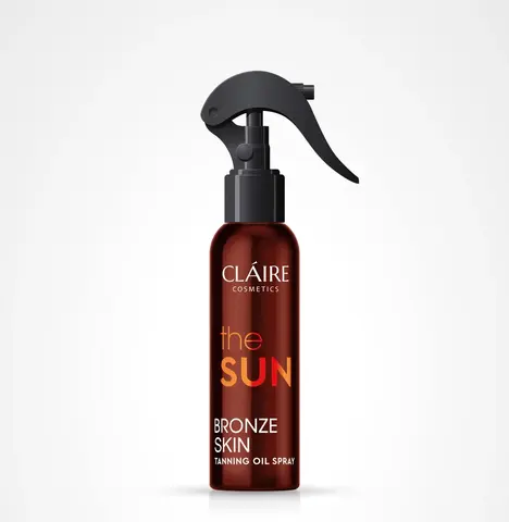 Claire cosmetics THE SUN Масло-спрей для загара BRONZE SKIN 150мл