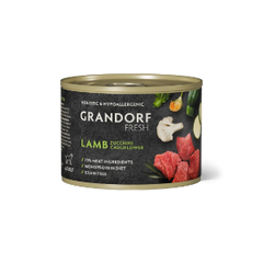 Консервы для собак GRANDORF FRESH Lamb zucchini cauliflower pate Паштет из ягненка с цуккини и цветной капустой 6шт по 200гр
