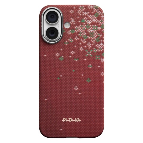 Чехол Pitaka Edge Case для iPhone 17, Рассветный красный | Daybreak Red