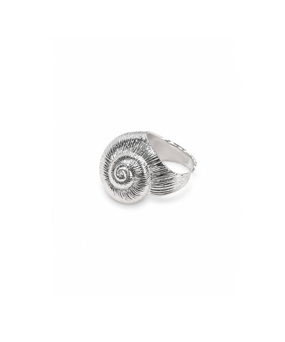 Кольцо Ракушка silver
