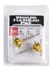 Груз-головки спираль LJ 3D BBS Series Wobbling Flexhead Pike 21г, цвет 002, 2шт.