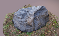 Декоративная крышка люка камень Люкс D70/30 - Серый