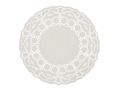 Салфетка ажурная Д12 см 250 шт.