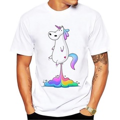 Единорог и брызги радуги футболка