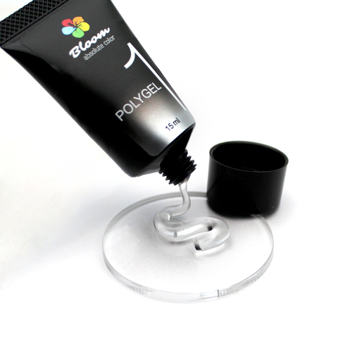 Полигель Bloom 15 мл №01 тюбик ПРОЗРАЧНЫЙ