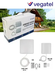 Усилитель сотового сигнала 3G/2G VT3-900L-kit (дом, LED)