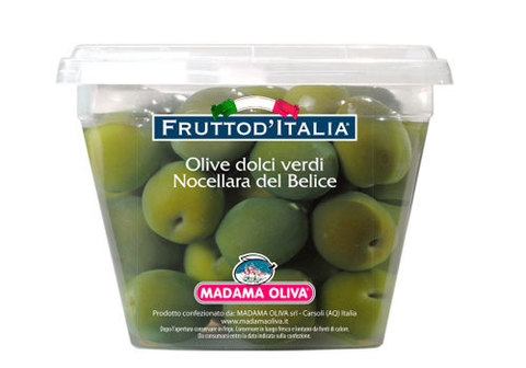 Оливки зеленые Nocellara of Belice, 480г