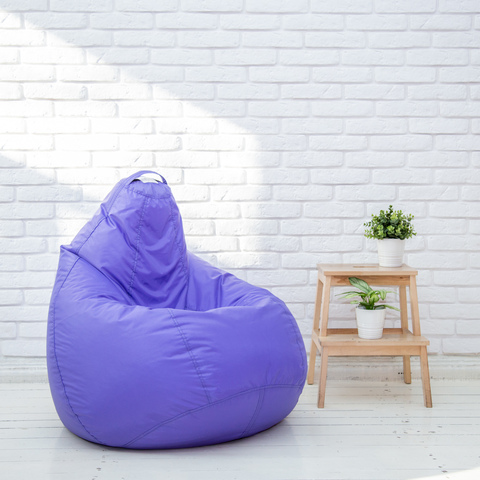 Груша М плащёвка, несъёмный чехол (лаванда)