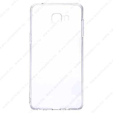Накладка силиконовая ультра-тонкая для Samsung Galaxy C9 Pro прозрачная